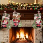 Χριστουγεννιάτικη Διακοσμητική Κάλτσα Snow