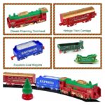 Χριστουγεννιάτικο Τρένο led σε Ράγες 19pcs