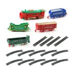 Χριστουγεννιάτικο Τρένο led σε Ράγες 19pcs