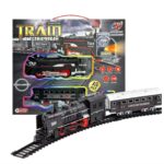 Χριστουγεννιάτικο Τρένο σε Ράγες Led με Ήχο και Εφέ Καπνού