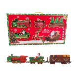 Χριστουγεννιάτικο Τρένο σε Ράγες με Led Φωτισμό και Ήχο 14pcs