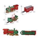 Χριστουγεννιάτικο Τρένο σε Ράγες με Led Φωτισμό και Ήχο 14pcs