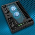 Πολυλειτουργική Βάση για PS5 με Ψύξης και Φόρτιση Χειριστηρίων