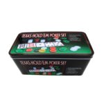 Σετ 200 Αριθμημένες Μάρκες Poker με 2 Τράπουλες και Τσόχα