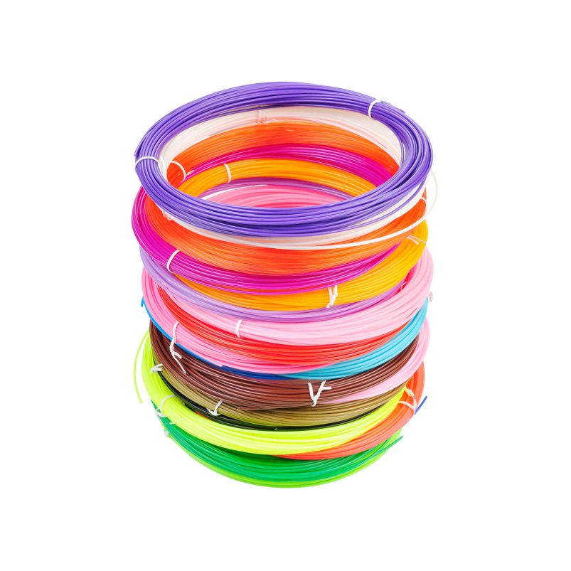 Χρωματιστά Νήματα για 3D Pen Tρισδιάστατης Εκτύπωσης Χρωματιστά Νήματα για 3D Pen Tρισδιάστατης Εκτύπωσης