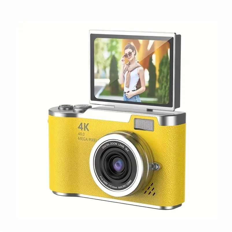 Φωτογραφική Μηχανή 4K με Περιστρεφόμενη Οθόνη 48MP Φωτογραφική Μηχανή 4K με Περιστρεφόμενη Οθόνη 48MP