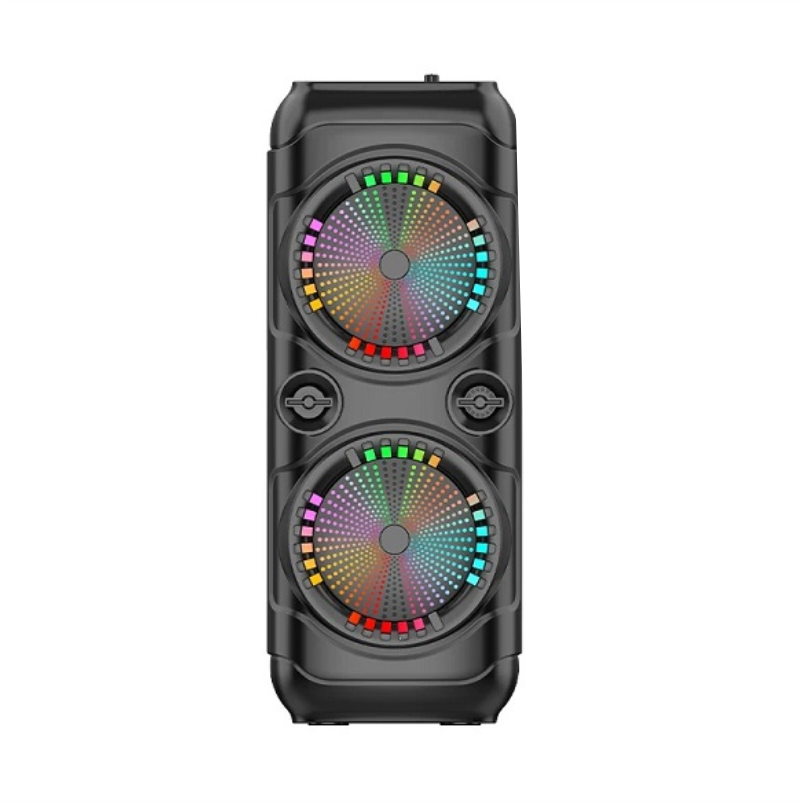 Επαναφορτιζόμενο Ηχείο Bluetooth Led RGB με Μικρόφωνο Επαναφορτιζόμενο Ηχείο Bluetooth Led RGB με Μικρόφωνο