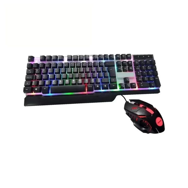 Πληκτρολόγιο – Ποντίκι Led Gaming με Μαξιλαράκι Πληκτρολόγιο – Ποντίκι Led Gaming με Μαξιλαράκι